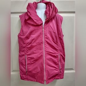 UBU hot pink vest with zebra print. Size small
